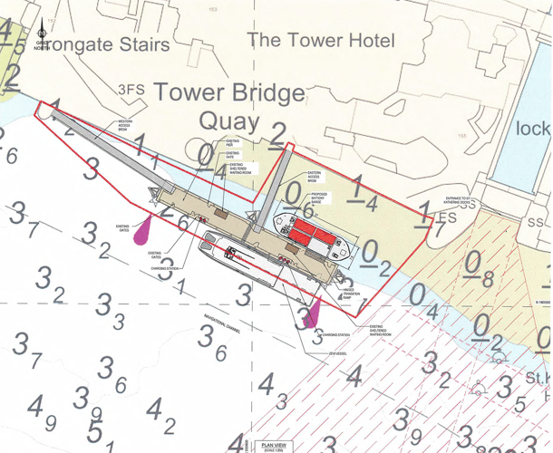 Battery Barge Tower Bridge Quay