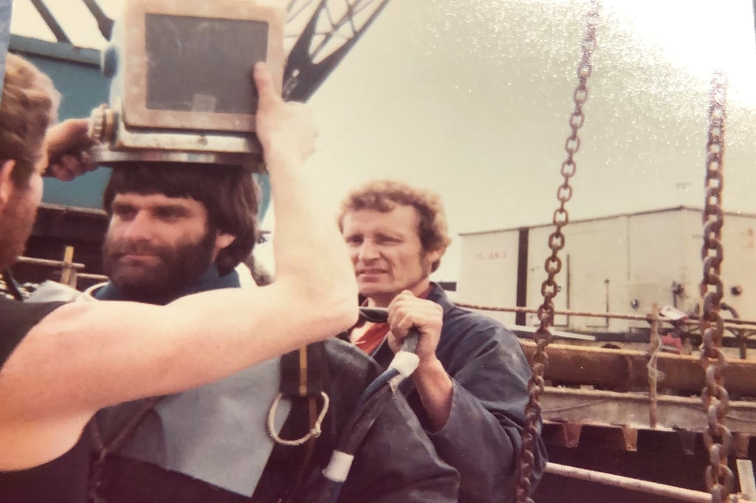 Graham Negus Diving for the PLA 4