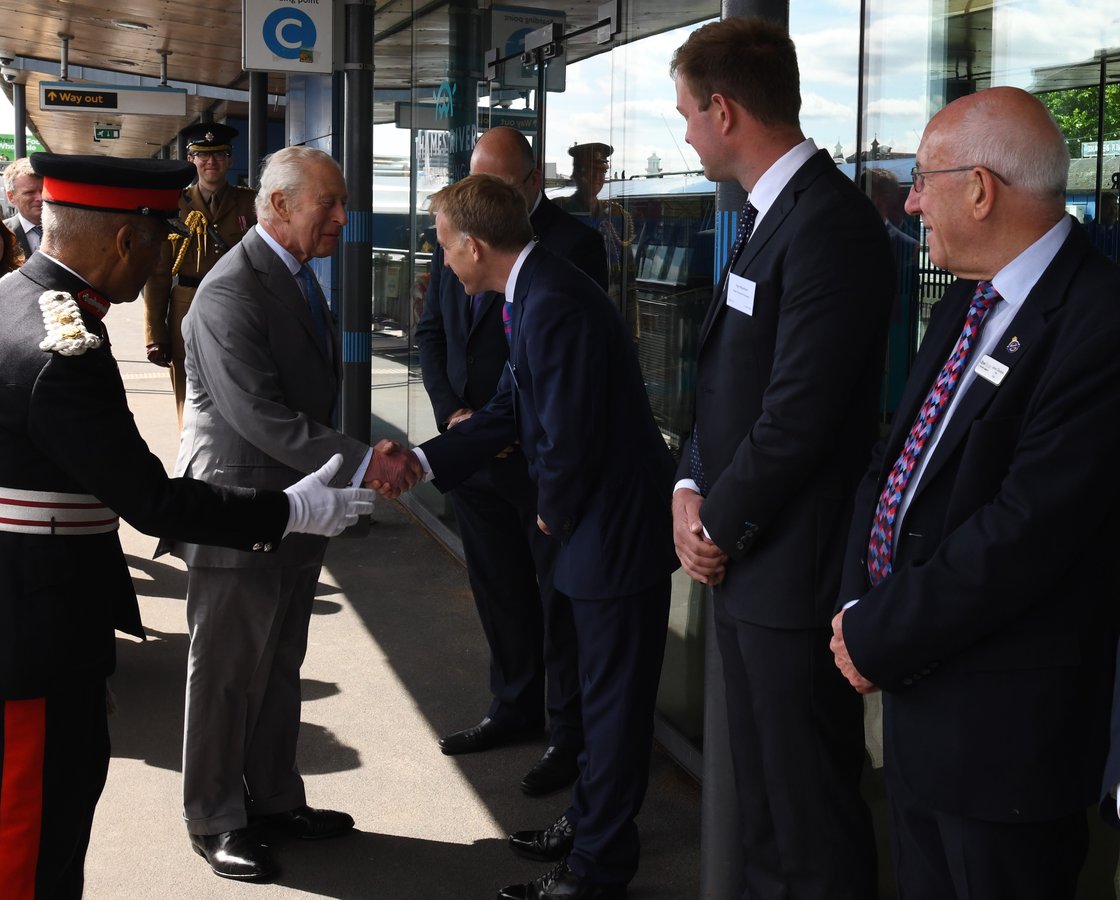 King visit Tideway